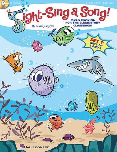 Front Standard. Hal Leonard - Sight-Sing a Song Set 1: Keys of C and F Instructional Book and CD.