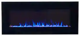 Northwest - Fire and Ice Electric Fireplace - Black