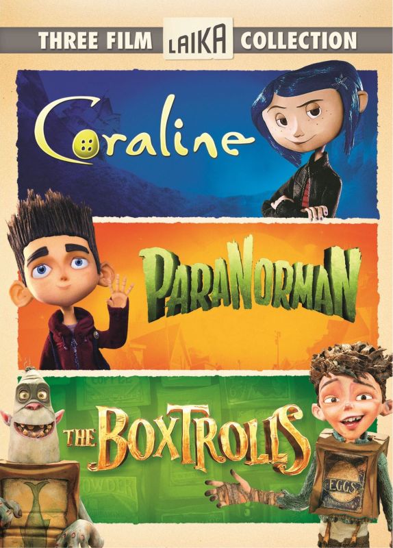  Three Film Laika Collection: Coraline/ParaNorman/The Boxtrolls [3 Discs] [DVD]