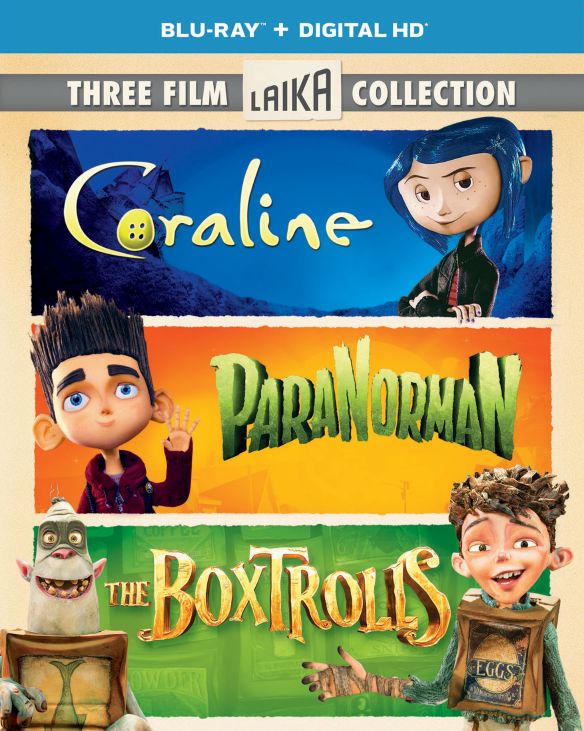  Coraline/ParaNorman/The Boxtrolls [3 Discs] [Includes Digital Copy] [Blu-ray]