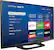 Angle. Unbranded - 32" Class (31.5" Diag.) - LED - 1080p - Smart - HDTV Roku TV - Black.