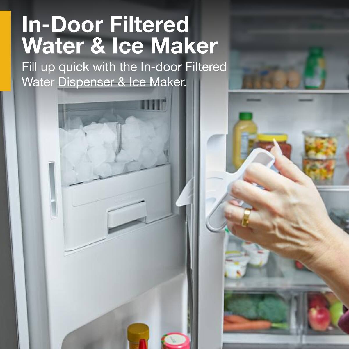 Alt View 1. Whirlpool - 30 Cu. Ft. French Door Refrigerator with In-Door Water and Ice Maker - Fingerprint-Resistant Stainless Finish.