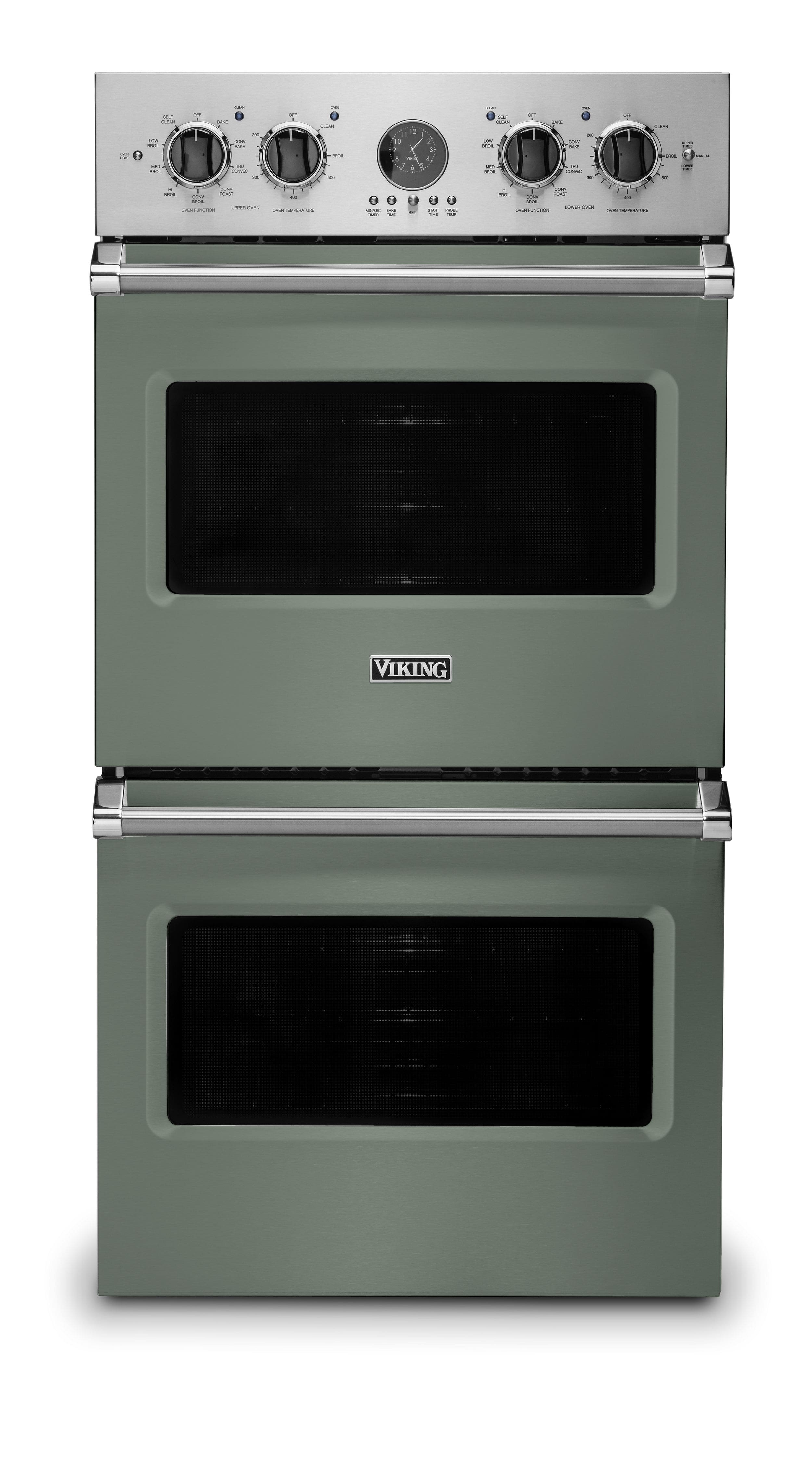 The text on the image reads: "VIKING 4.8 cu. ft. 120V 1200W 12" stove top oven."