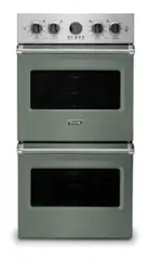 Viking - 27"Premiere Electric Double Oven - Eucalyptus - Front_Zoom