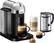 Front. Nespresso - Vertuoline Espresso Maker with Aeroccino+ Milk Device - Chrome.