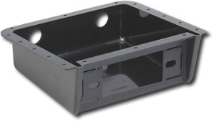 Metra - Universal Under-Dash Mounting Kit for DIN Radios - Black - Angle_Zoom