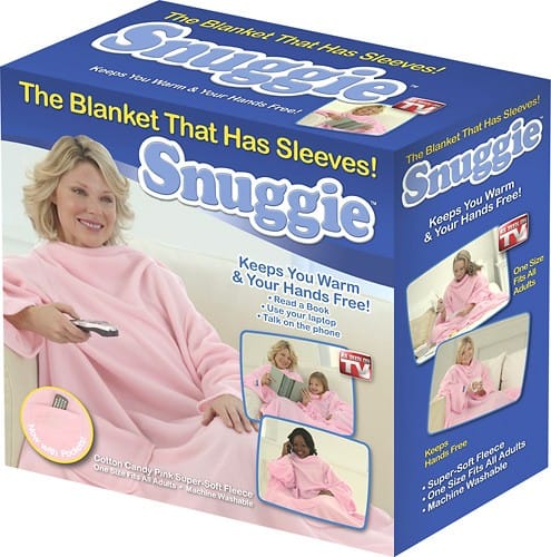 Angle Standard. As Seen On TV - Snuggie - Pink Cotton Candy.