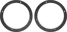 Front. Metra - Speaker Bracket for Select 1960-2023 Chevrolet Honda Nissan Subaru GMC Hyundai - Black.