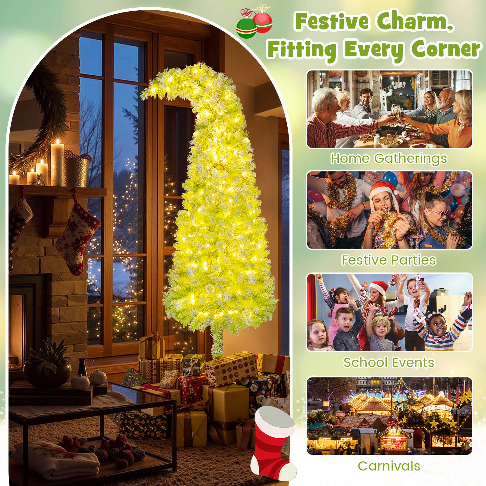 Festive Charm,  
Fitting Every Corner

- Home Gatherings
- Festive Parties
- School Events
- Carnivals