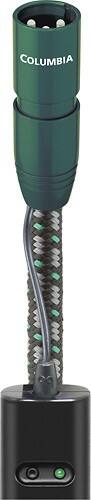 Front Standard. AudioQuest - Columbia 3.3' Analog Audio XLR Cable - Black/Green.