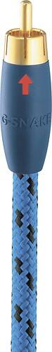 Front Standard. AudioQuest - G-Snake 39.4' RCA Cable (2-Pack) - Black/Blue.