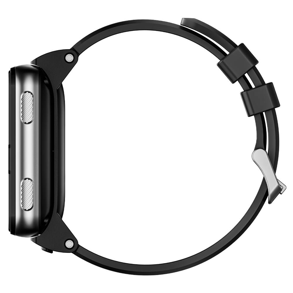 Angle. LOKMAT - APPLLP 4 MAX Android Smartwatch, 2.88" Touchscreen, 4G LTE, 6GB RAM, 128GB Storage, GPS, Dual Camera & 1500mAh Battery - Sliver.
