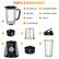 PARTS & ACCESSORIES
1. 54 oz Blender Jar
2. 6-Leaf Blade for Blender
3. Motor Base
4. Grind Cup
5. 2-Leaf Blade for Grinder
6. Travel Lid
7. 24 oz Portable Cup