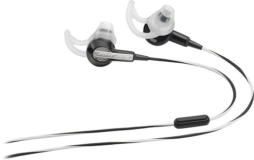  Bose® - MIE2 Earbud Headphones - Black/White