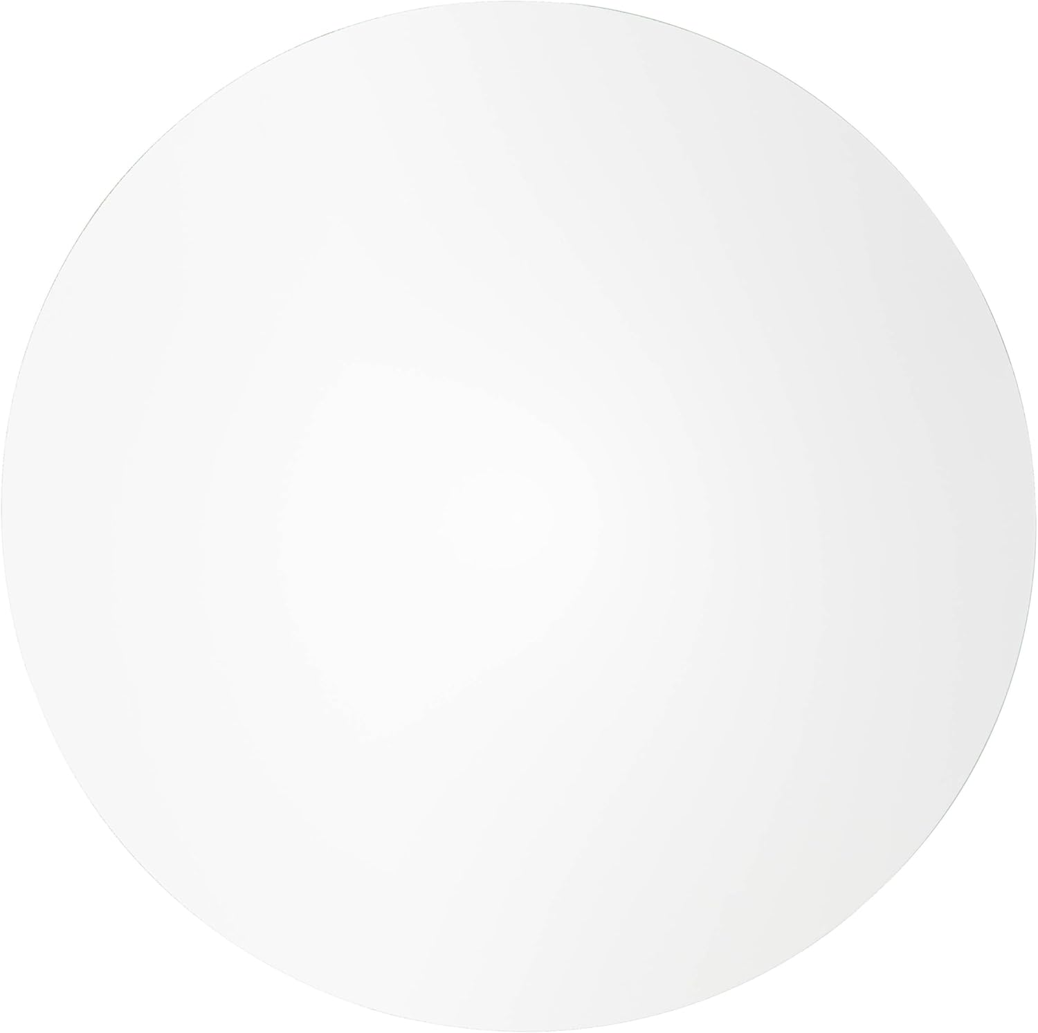 Alt View 4. LeisureMod - Bristol 24 in. Round Dining Table – MDF Top with Cherry Coated Steel Pedestal Base, Modern Accent Table - White.