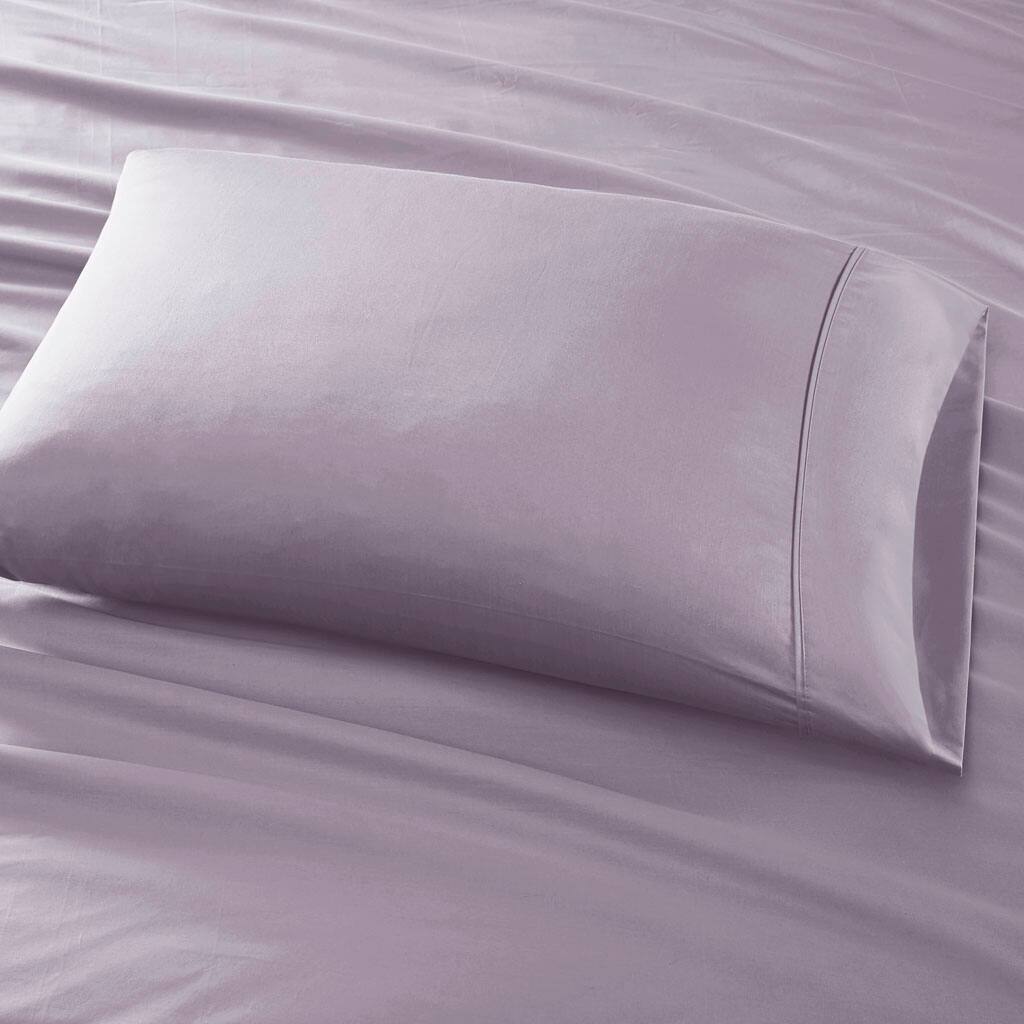 Alt View 3. Gracie Mills - Gracie Mills Elodie 800 Thread Count Sateen Sheet Set - Purple.