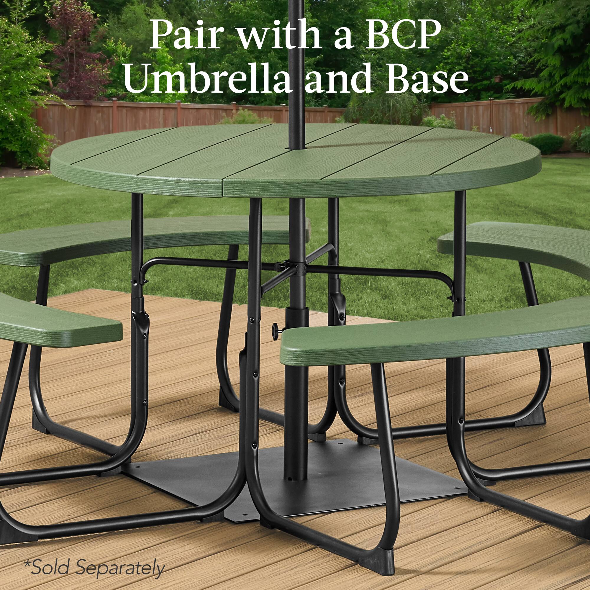 Pair with a BCP Umbrella and Base  
*Sold Separately