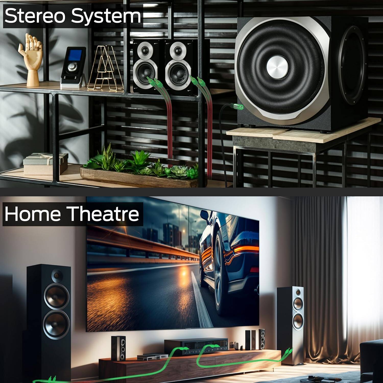 Stereo System
Home Theatre