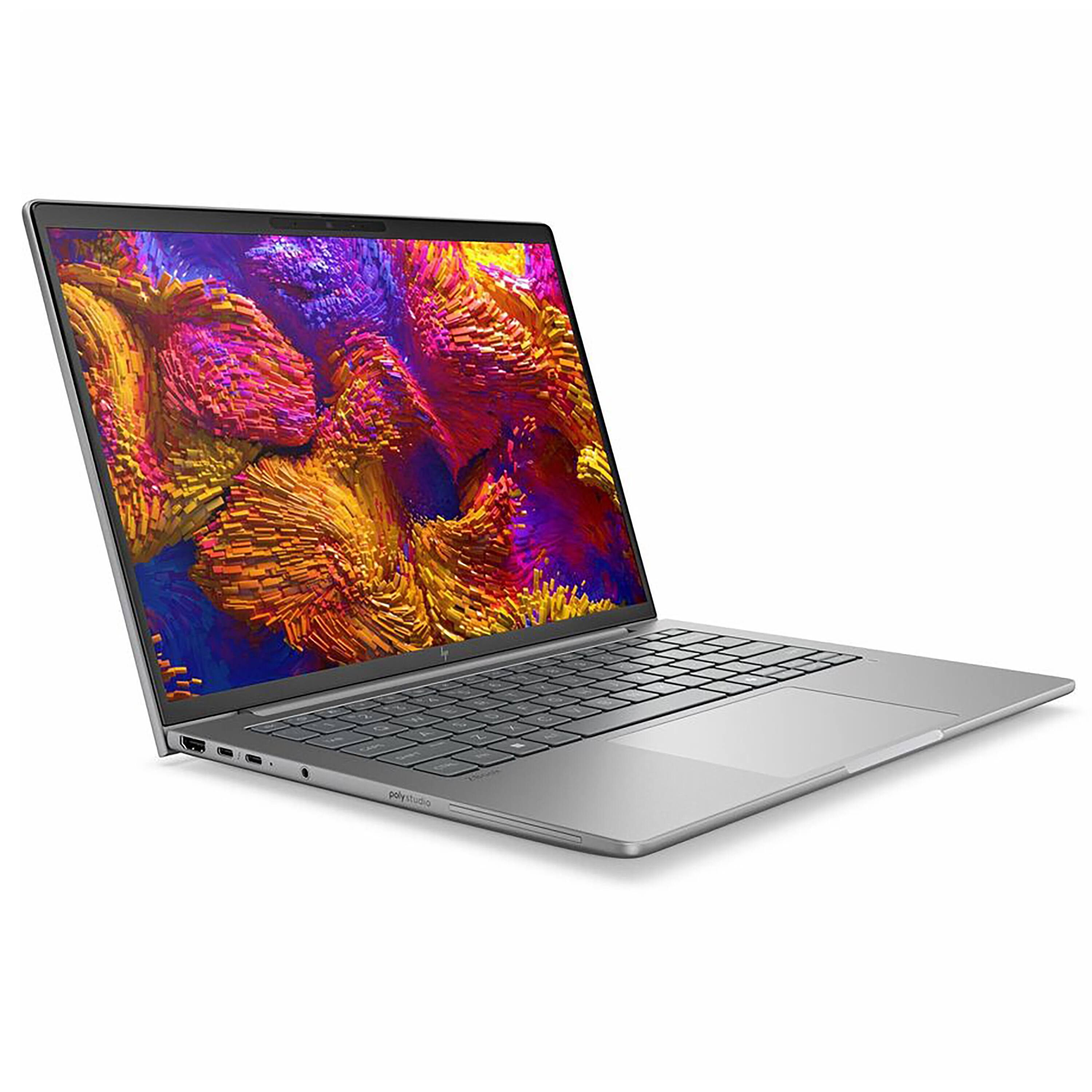 Angle. HP - ZBook 14" Laptop - AMD Ryzen AI 7 PRO 350 with 32GB Memory - 1TB SSD - Meteor Silver.