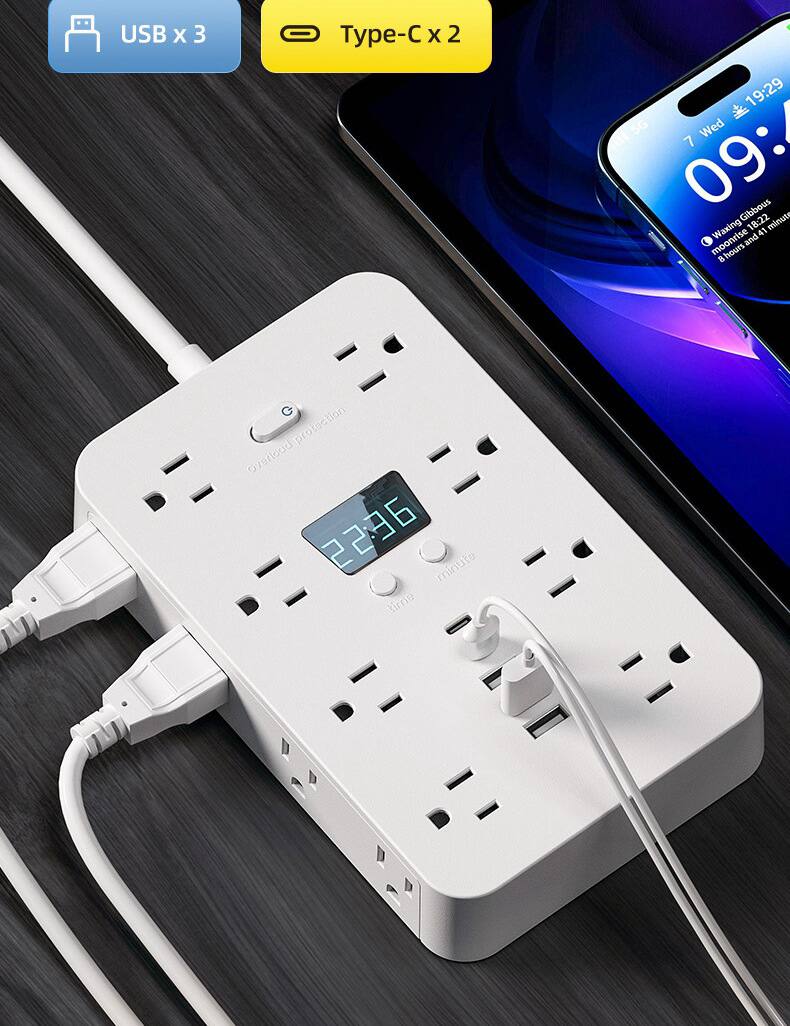 USB x 3  
Type-C x 2  

19:29  
Wed 7  
09:22  

Gibbous Waxing  
Moonrise and 41 minutes  
8 hours protection  

22:36 minutes