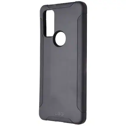 Front. Motorola - UAG Urban Armor Gear Scout Series Case for Motorola Moto G Pure (Black) - Black.