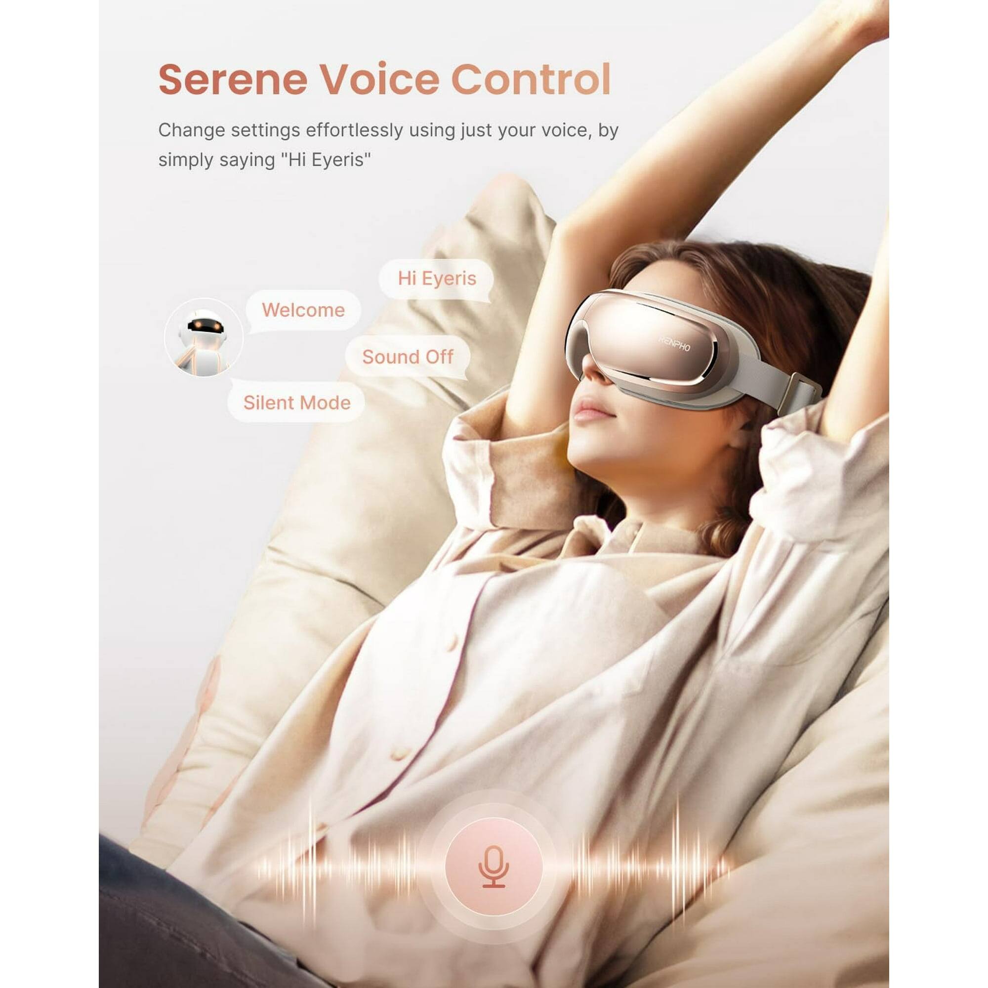 Serene Voice Control

Change settings effortlessly using just your voice, by simply saying "Hi Eyeris"

- Hi Eyeris
- Welcome
- Sound Off
- Silent Mode