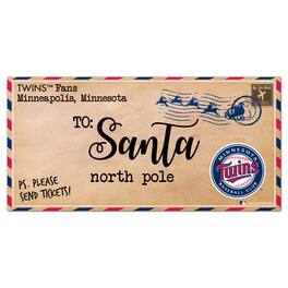 Fan Creations - 6'' x 12'' Letter to Santa Sign - Multicolor