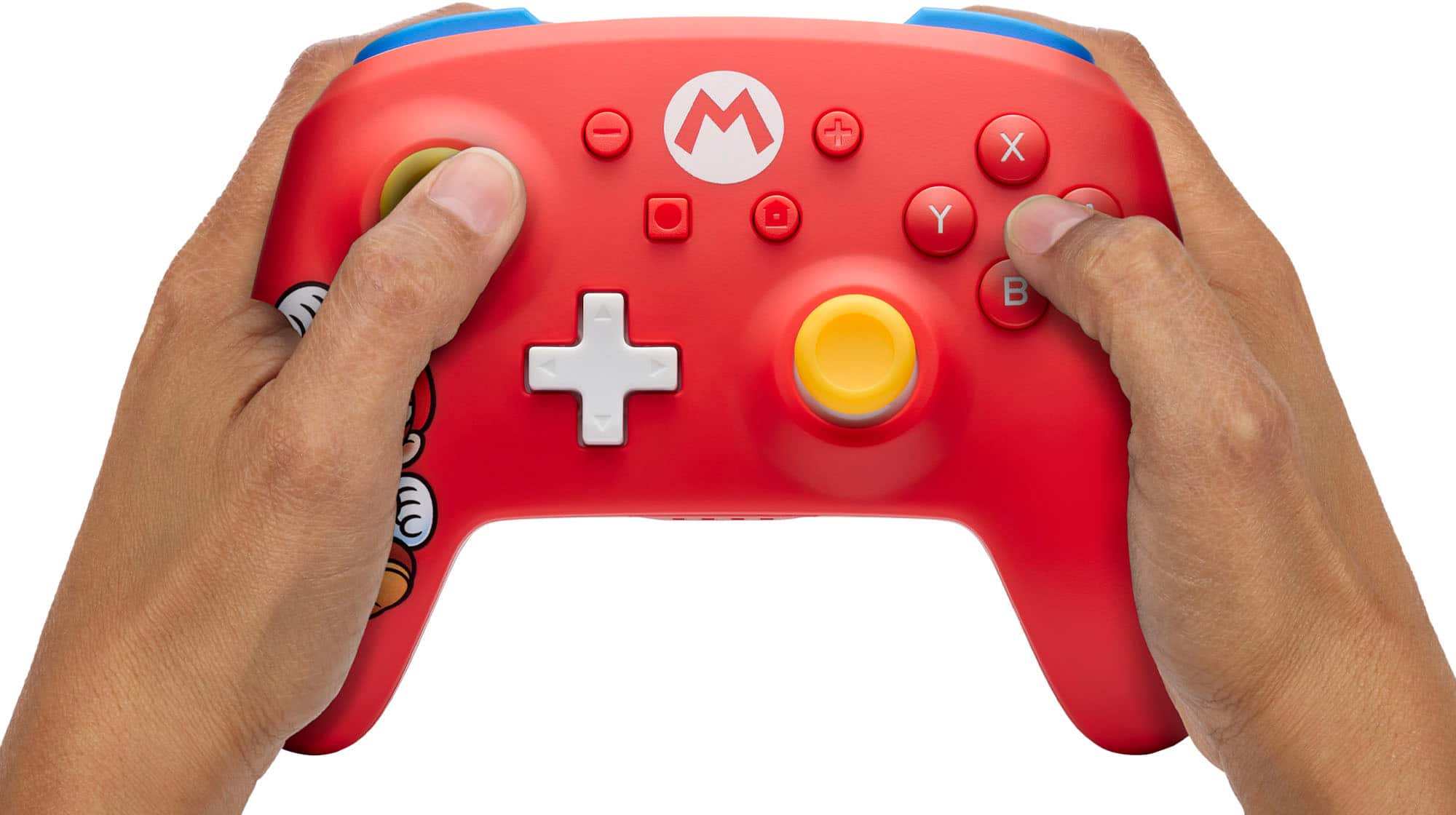 Alt View 23. PowerA - PowerA Wireless Controller for Nintendo Switch - Mario Joy - Mario Joy.