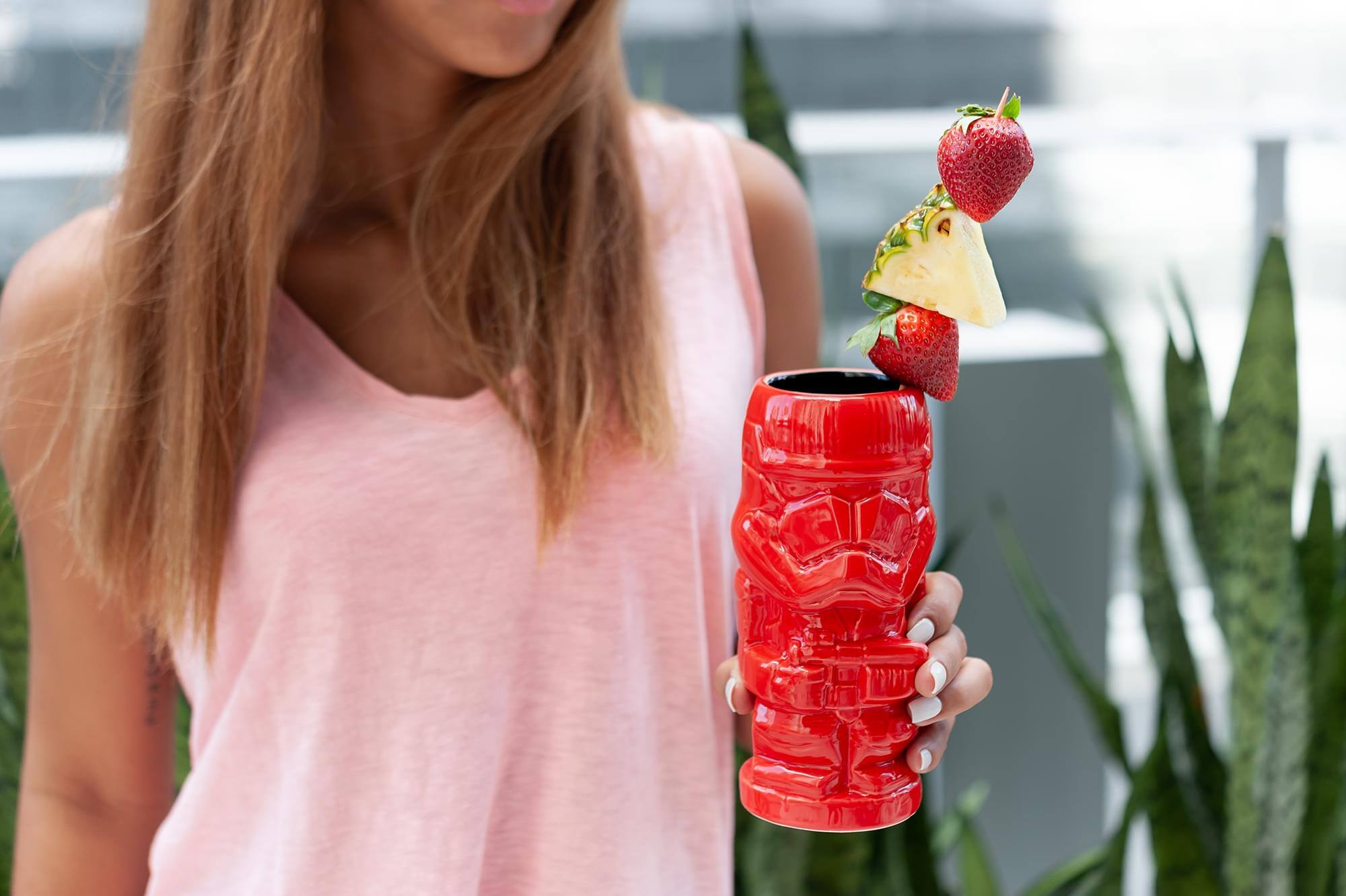 Alt View 4. Star Wars - Geeki Tikis Star Wars Sith Trooper Mug | Ceramic Tiki Cup | Holds 18 Ounces - Red.