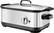 Angle. Breville - 7-Quart Slow Cooker - Silver/Black.