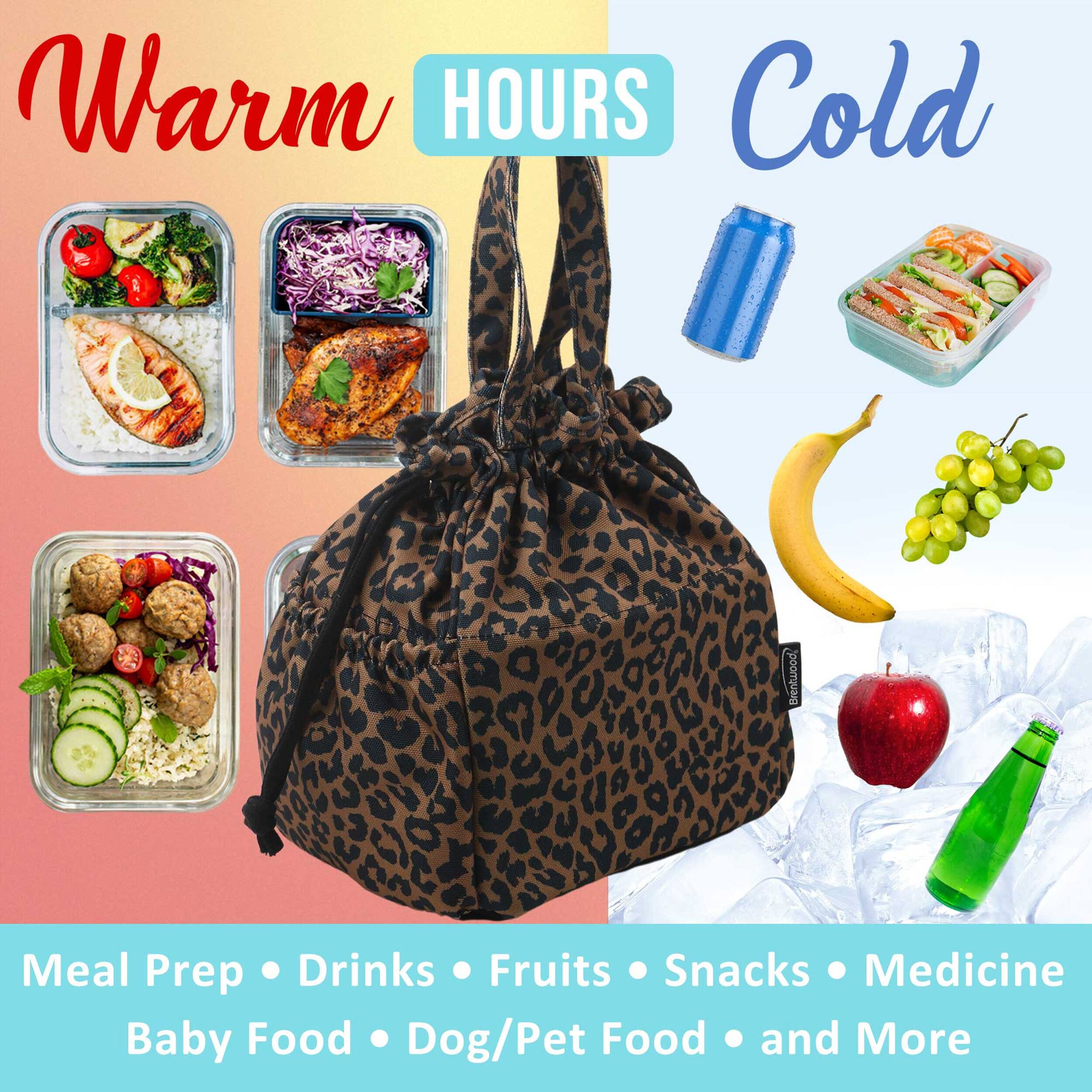 Warm HOURS Cold  
Meal Prep Drinks Fruits Snacks Medicine Baby Food Dog/Pet Food and More