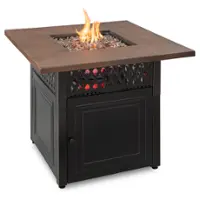 Mr. Bar-B-Q - Donovan Fire Pit - Black - Front_Zoom