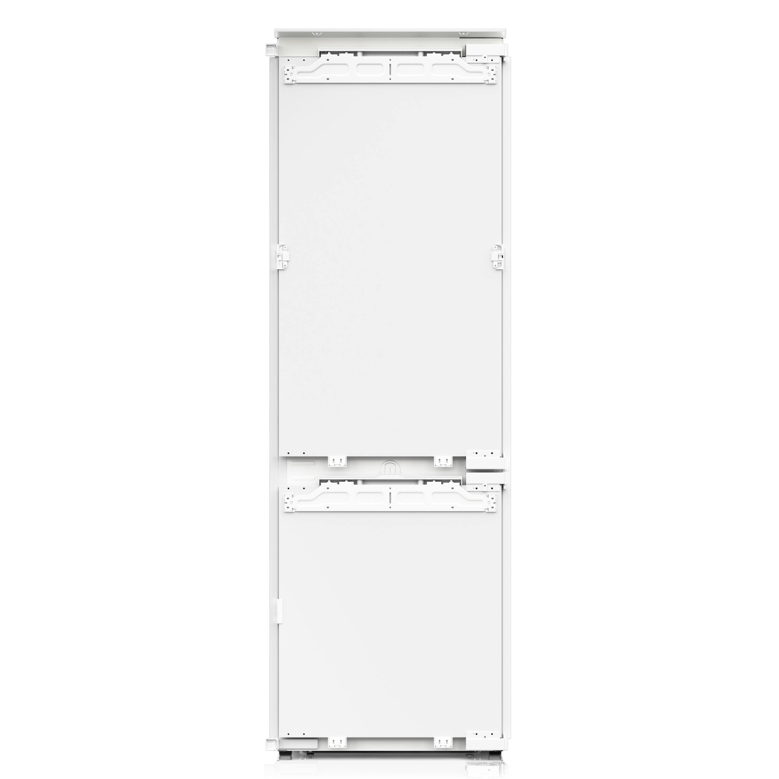 Left. Ca'Lefort - 22" Panel Ready Refrigerator with Bottom Freezer, 3-zone Temperature Control, 9.72 cu.ft (Panel Not Included) - white.