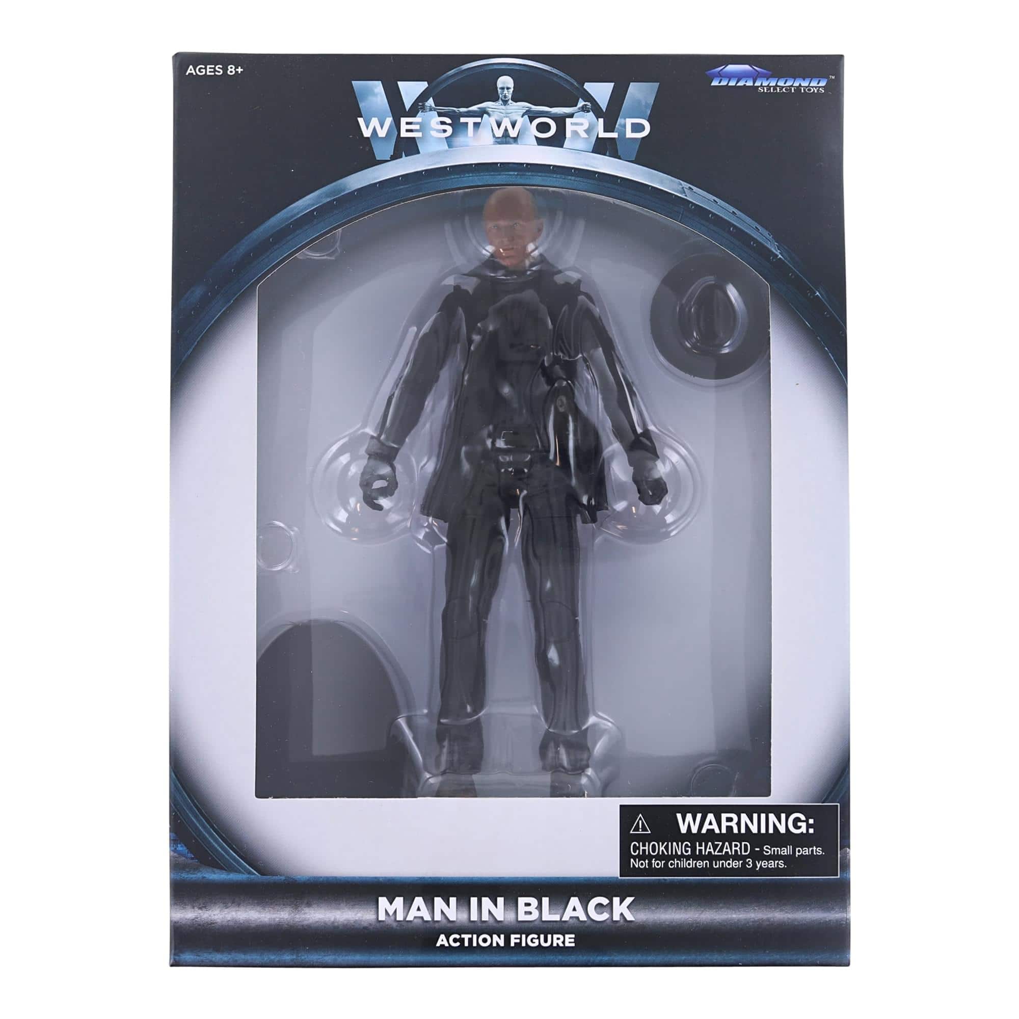 Diamond Select Toys - Westworld Man 7 Inch Action Figure - Black
