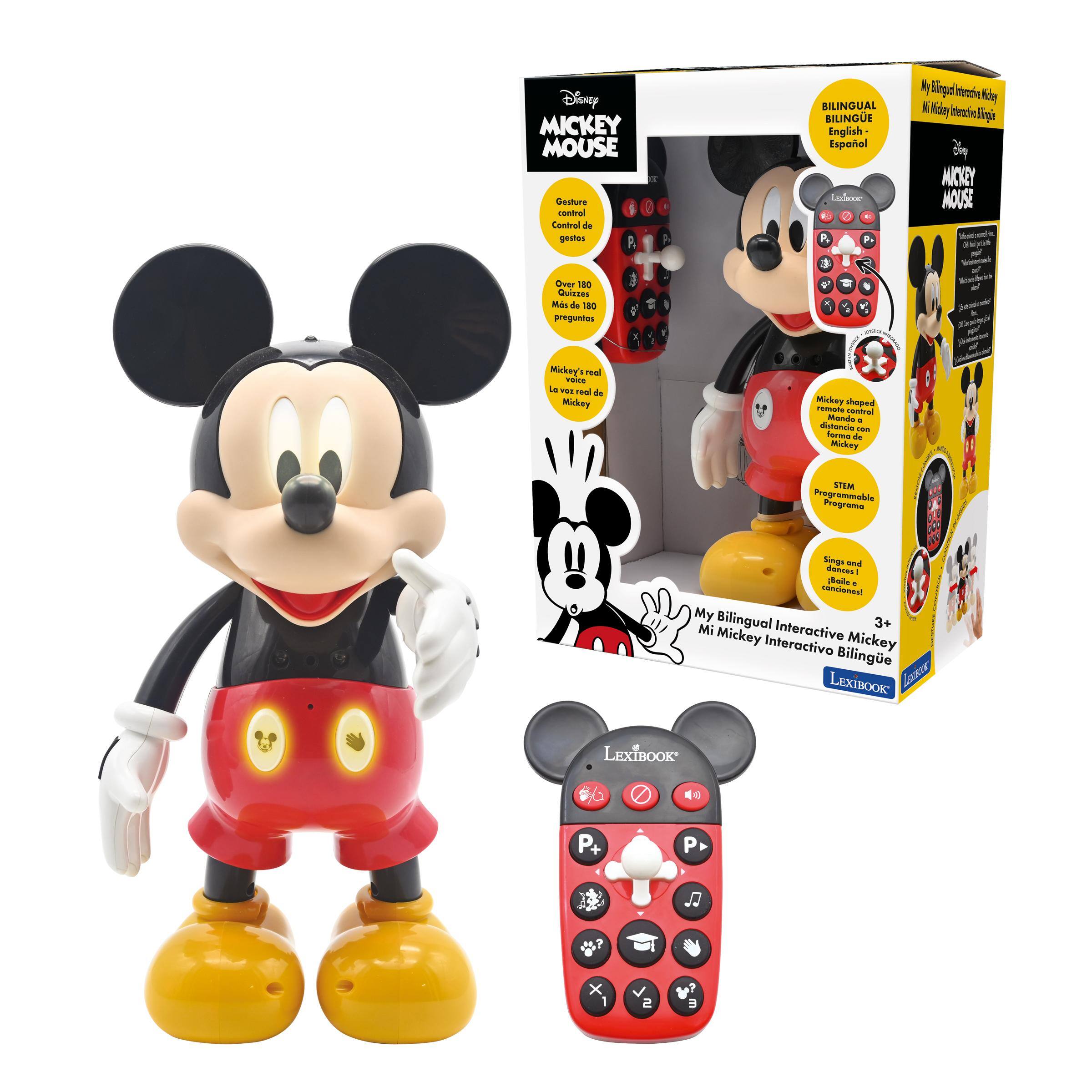 Lexibook - Disney Mickey Interactive Robot with Sound & Light Effects