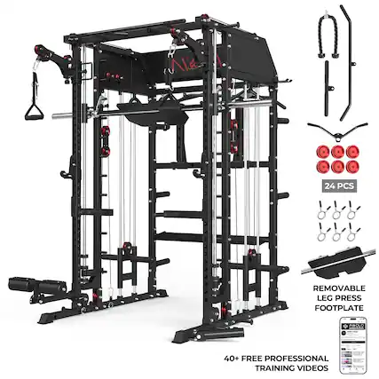 24 PCS REMOVABLE LEG PRESS FOOTPLATE
40+ FREE PROFESSIONAL TRAINING VIDEOS