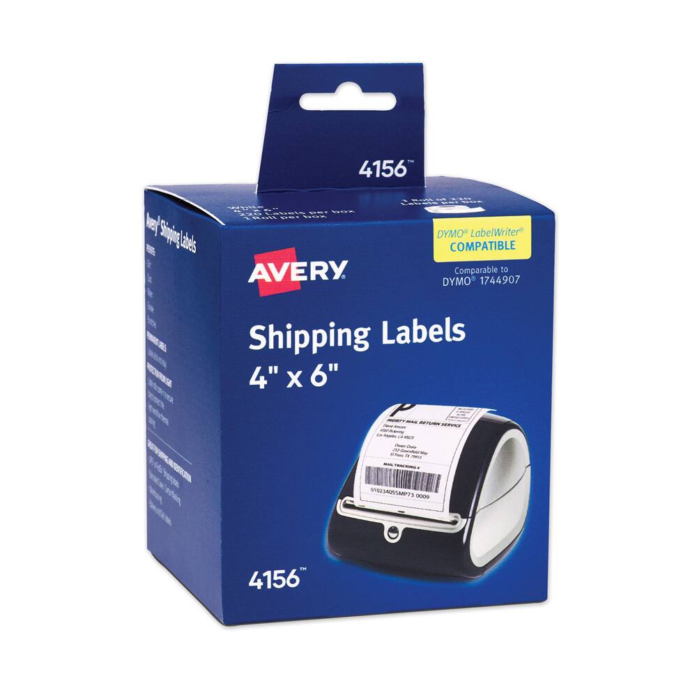 Avery - 04153 2.13 in. x 4 in. Multipurpose Thermal Labels - (1-Box) - White