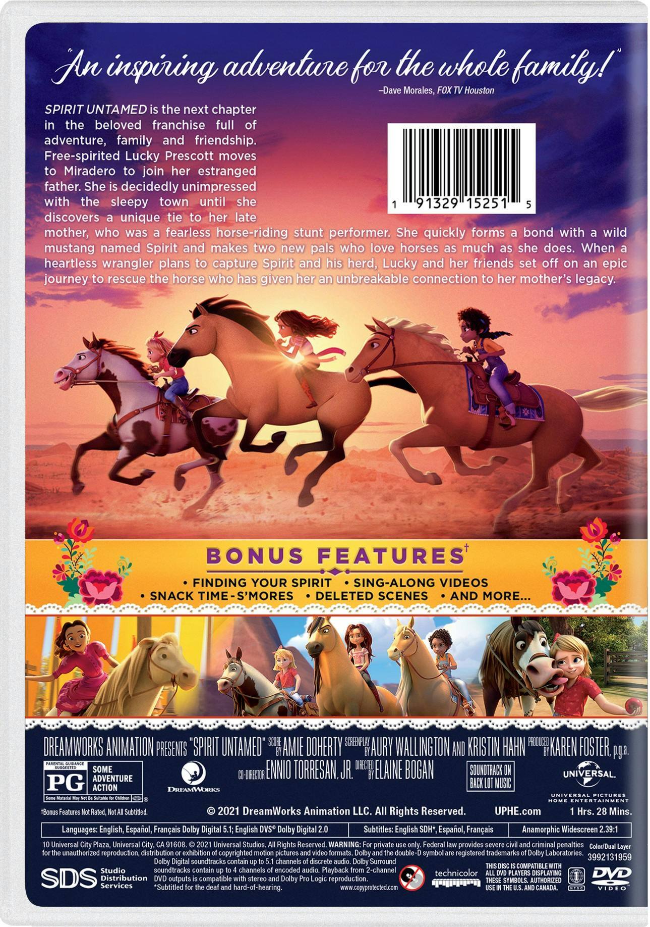 Back. Spirit Untamed [DVD].