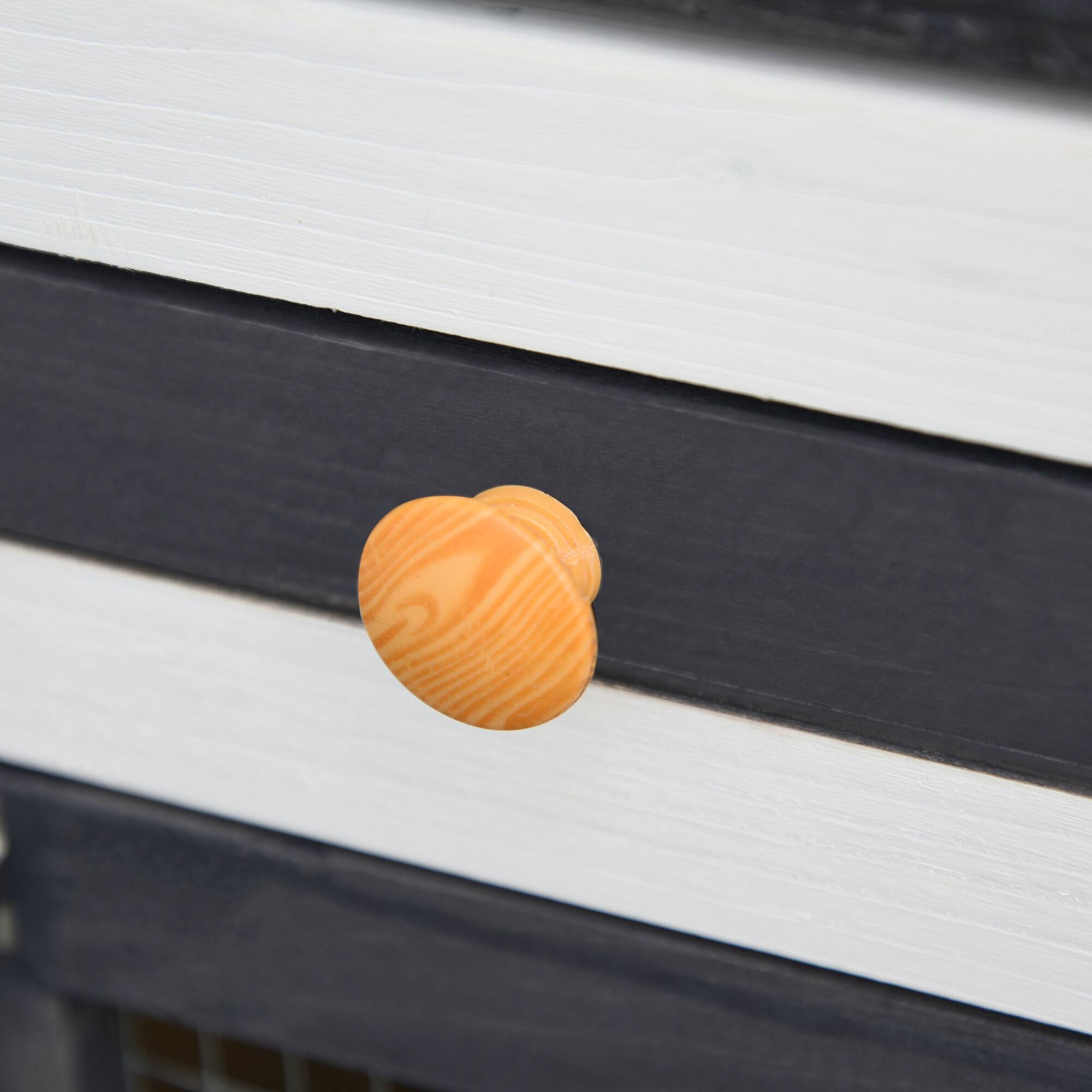 Alt View 4. Pawhut - Large Rabbit Hutch with Double Runs, Wooden Guinea Pig Cage Outdoor, Removable Tray, Ramps, Roof.