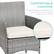COMFORTABLE CUSHIONS
Weather-resistant polyester with plush filling provides ample support and comfort