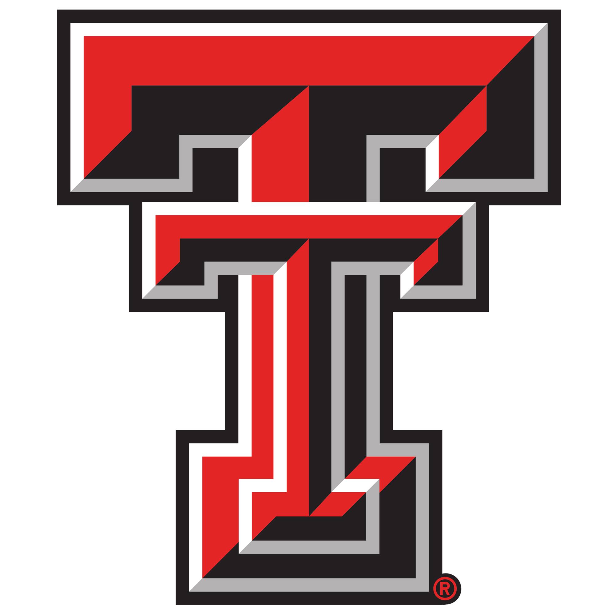 Texas Tech Red Raiders Distressed Logo Cutout Sign