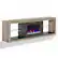 Alt View 2. Bestier - 70-inch Gaming TV Stand Fireplace Entertainment Center with RGB Lights - Gray.