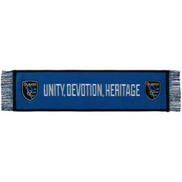 Winning Streak Sports - San Jose Earthquakes 30.5'' x 8'' Heritage Scarf Banner - Blue