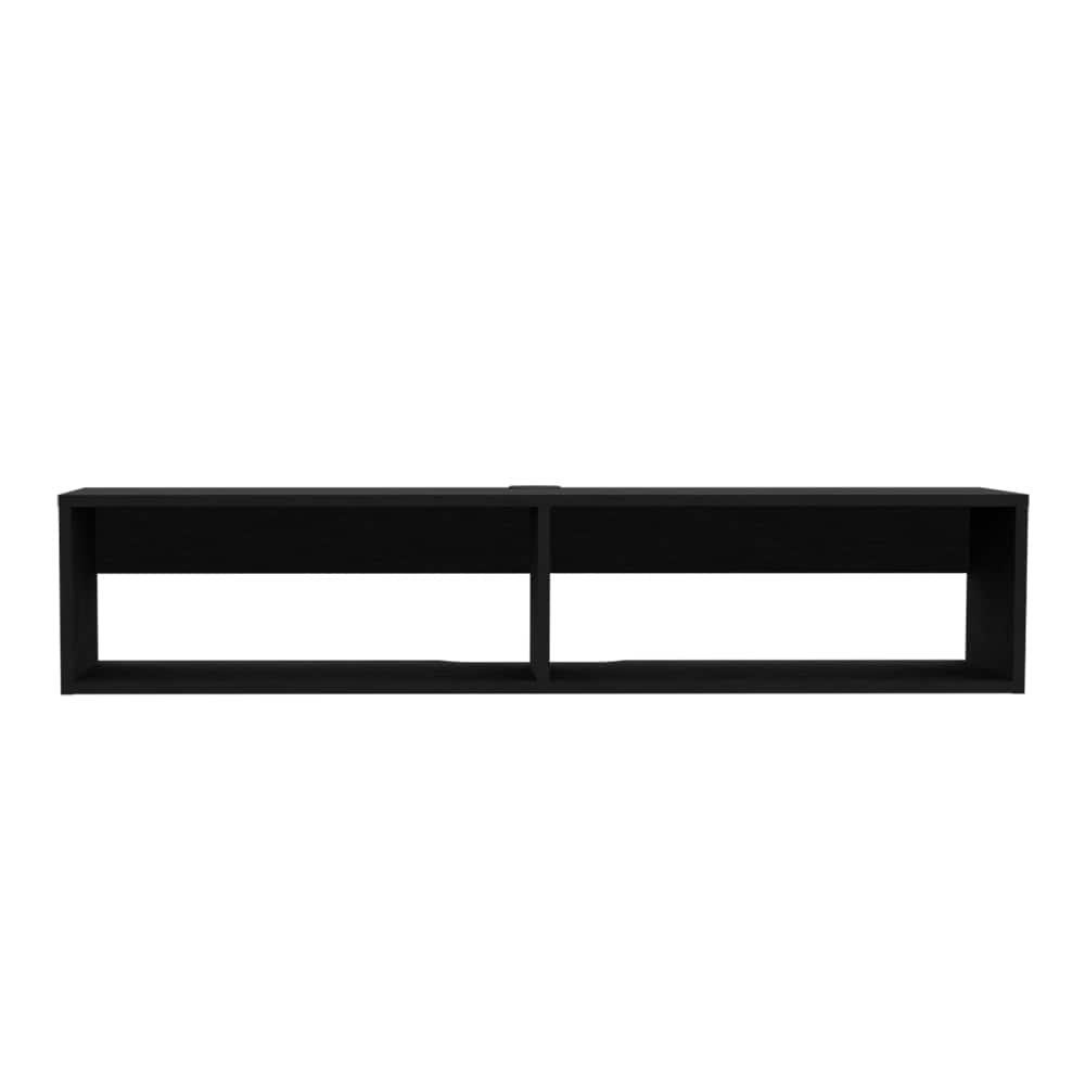APRILSOUL - Floating Tv Stand Shelley Living Room - Black
