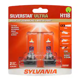 Sylvania - H11B SilverStar Ultra - High Performance Halogen Headlight Bulb, High Beam, Low Beam and Fog Replacement Bulb,