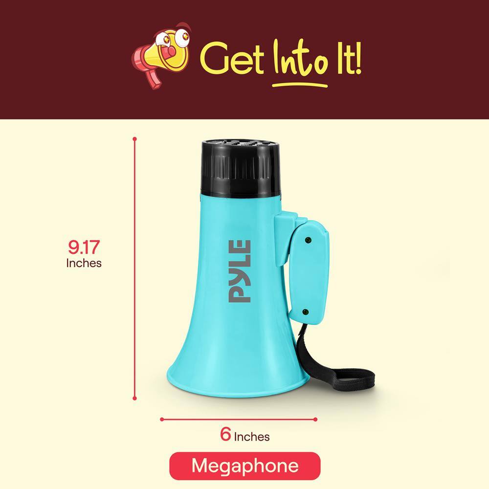 Get Into It! 9.17 Inches PYLE 6 Inches Megaphone