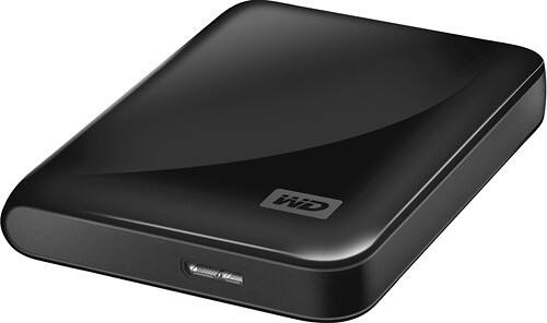 Angle Standard. WD - My Passport Essential SE 750 GB 3.5" External Hard Drive - Black.