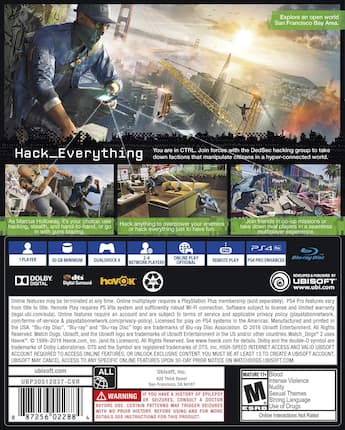 Playstation Watch Dogs 2 for PlayStation 4 VIDEOGAMES PlayStation Playstation Watch Dogs 2 for PlayStation 4 VIDEOGAMES PlayStation