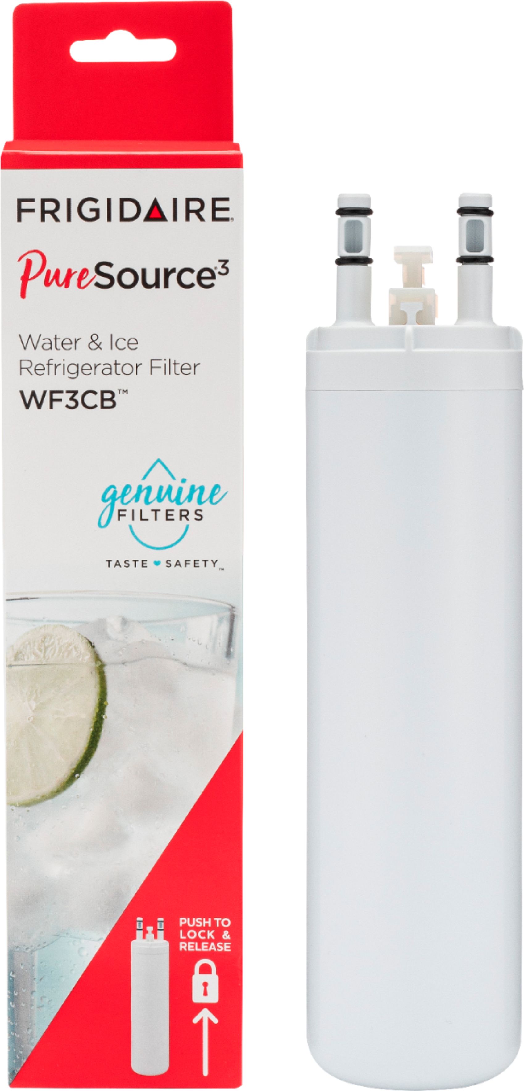 Frigidaire Pure Source3 WF3CB Refrigerator Replacement Filter Water Ice Set of 2 