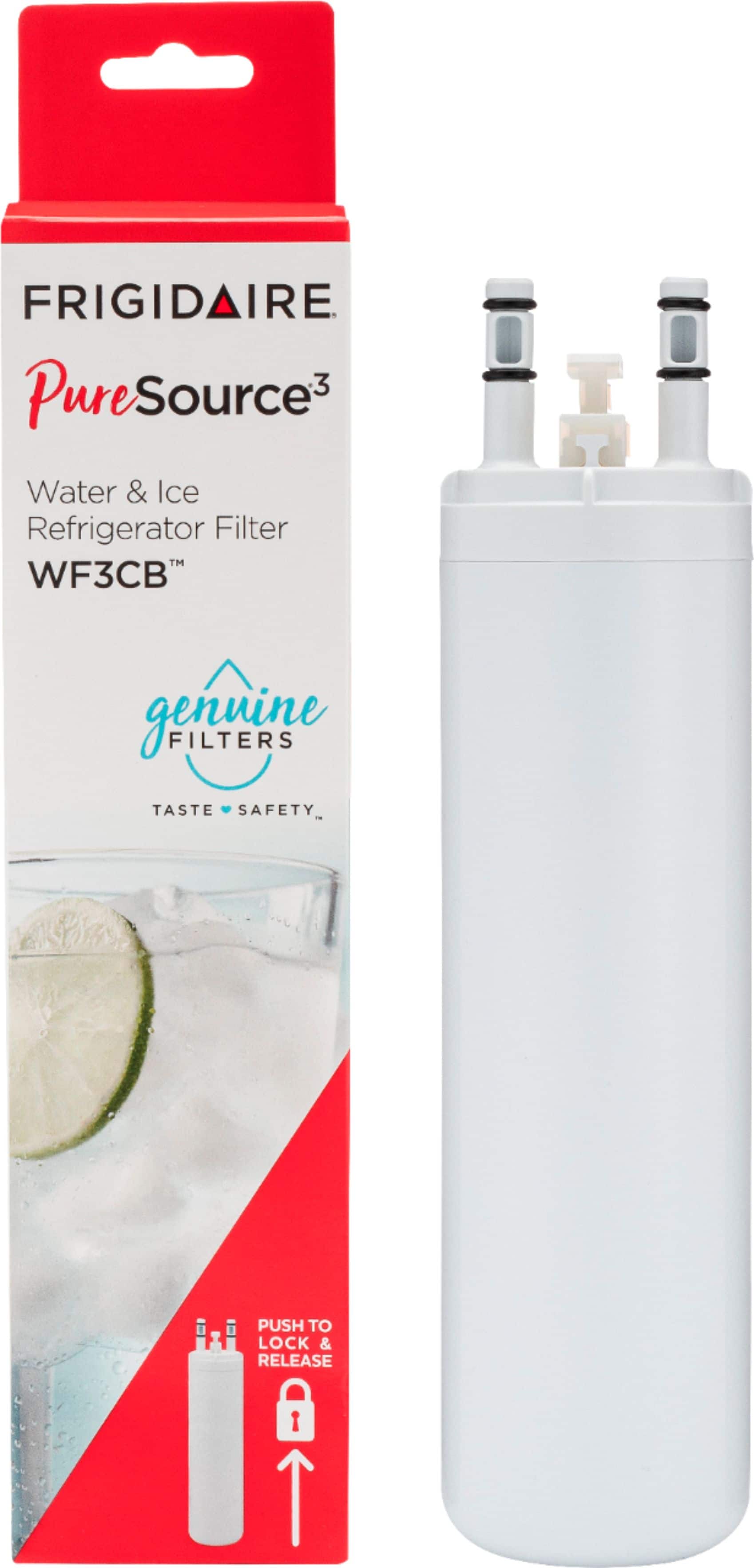 Front. Frigidaire - PureSource3 Replacement Water Filter for Select Electrolux & Frigidaire Refrigerators - White.